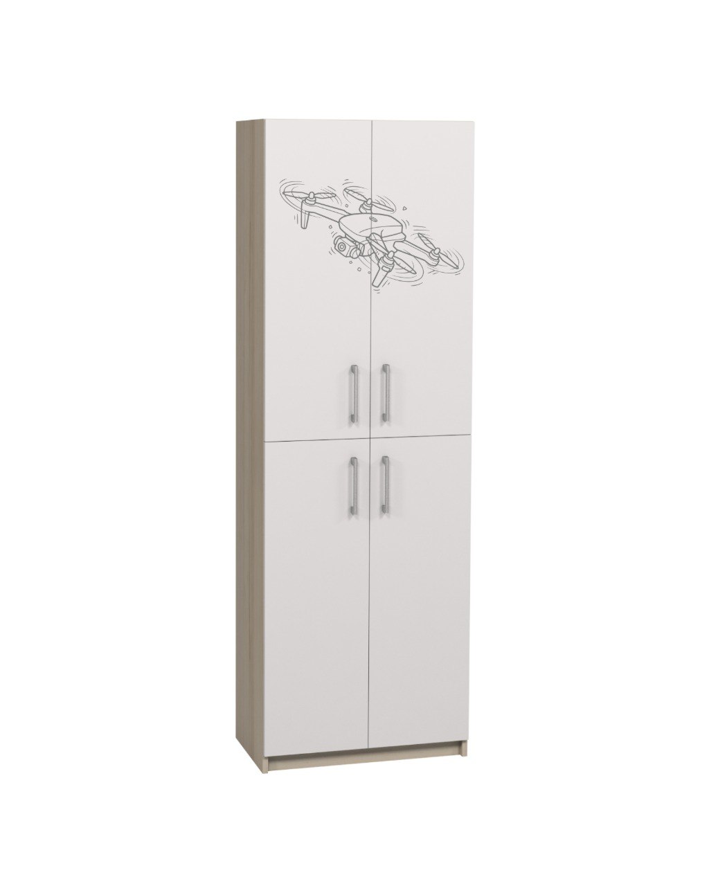 Шафа закрита з 4-ма дверцятами з фотодруком для кабінету ЗАХИСТУ УКРАЇНИ, 702х405х2115 мм., АНШАР ГРУП ( 7707 + Ф )